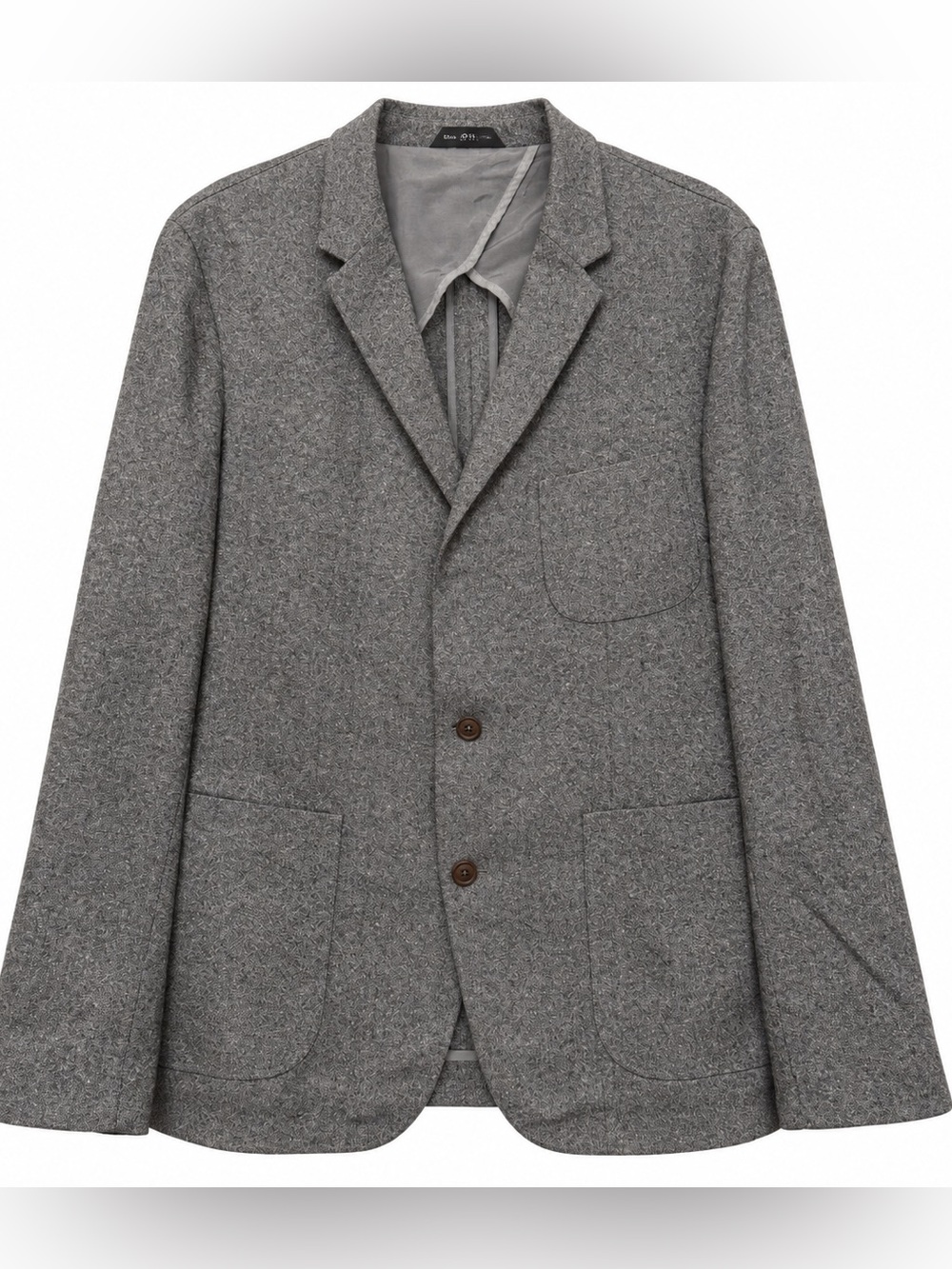 🦕 Hugo Boss| Men’s Mitchel2 Slim Gray Virgin Wool Silk Blazer 42R